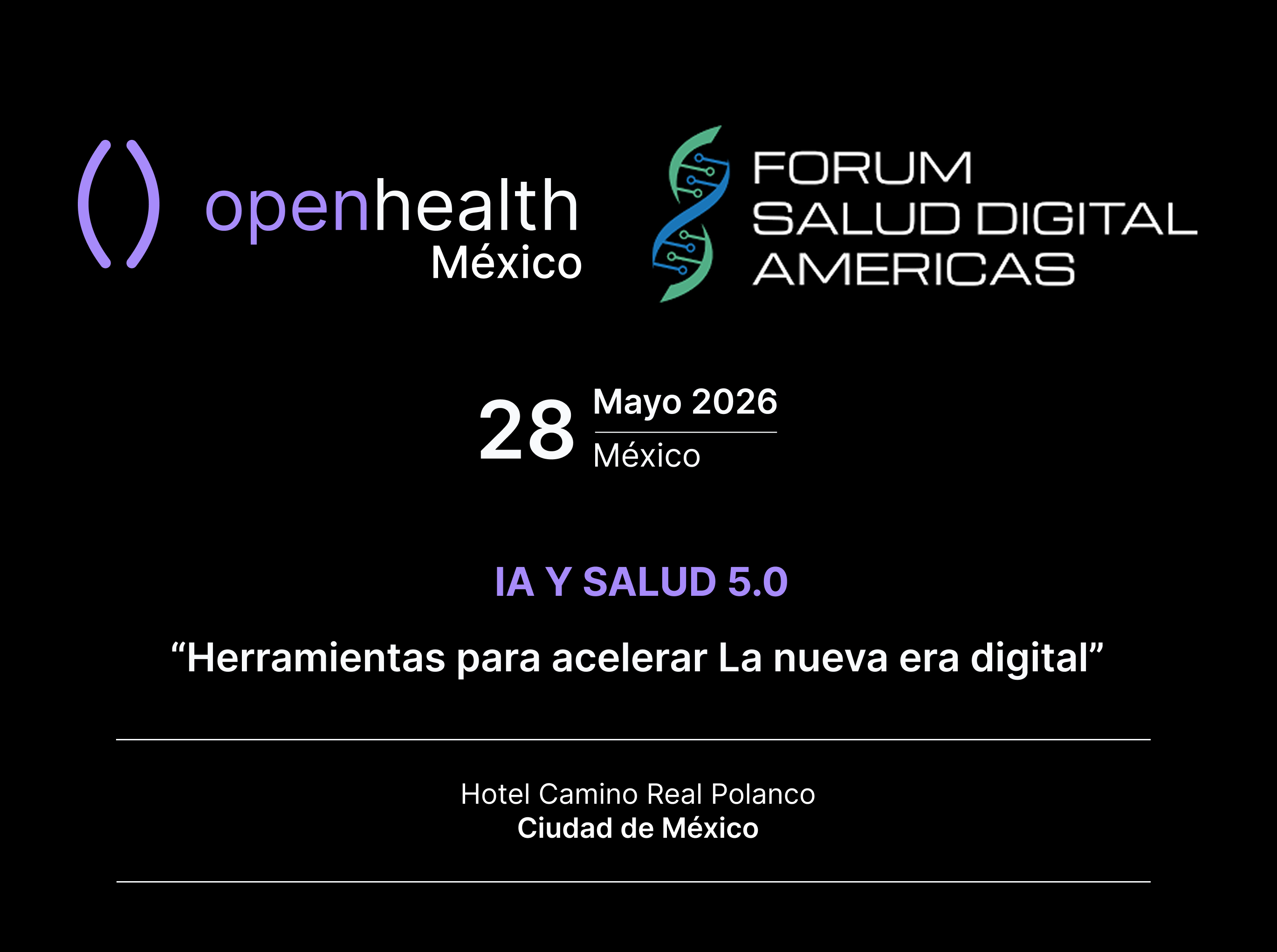 Forum Salud Digital Americas - 28 Mayo 2026